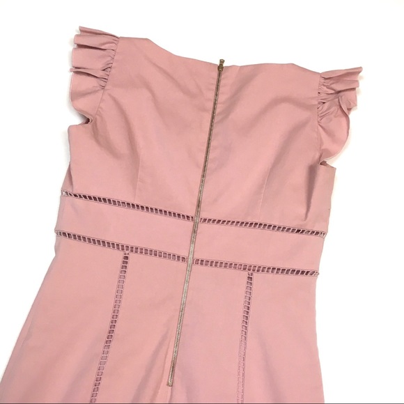 RED Valentino Pink Ruffle Sleeve Dress - Picture 6 of 8